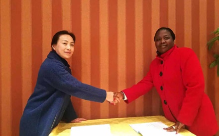 納米比亞合作商到四川森普管材股份有限公司考察