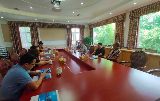 湖南邵陽客人到公司調研考察