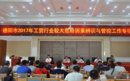 承辦2017年德陽市安監局“較大危險因素辨識管控工作會