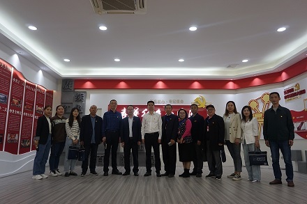 德陽市“兩新”組織黨建指導站第四指導組、羅江區(qū)、德陽經開區(qū)兩新組織蒞臨四川森普管材股份有限公司考察、交流